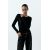 Zara Джинсы low-rise с пятью карманами, Цвет: Черный, Размер: 32, изображение 3