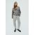 Zara Джинсы с высокой талией и эластичным поясом с складками, Цвет: Серый, Размер: 32