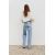 Zara Джинсы с высокой посадкой и брючными карманами спереди и сзади, Цвет: Синий, Размер: 34, изображение 7