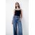 Zara   z1975 джинсы с высокой посадкой и широкими брюками , Цвет: Синий, Размер: 36, изображение 6