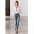 Zara Джинсы с кроптовыми длинными ногами и средним выром zw collection , Цвет: Синий, Размер: 32