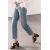 Zara Джинсы с кроптовыми длинными ногами и средним выром zw collection , Цвет: Синий, Размер: 32, изображение 6