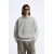 Zara Обрезанный свитшот с эффектом расцвета , Цвет: Серый, Размер: S (US S), изображение 2