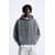 Zara Износившийся худи , Цвет: Серый, Размер: S (US S), изображение 2