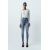 Zara Ультравысокие джинсы-леггинсы с эффектом скрадывания фигуры и контрастрасшивкой , Цвет: Синий, Размер: 44