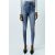 Zara Ультравысокие джинсы-леггинсы с эффектом скрадывания фигуры и контрастрасшивкой , Цвет: Синий, Размер: 44, изображение 2
