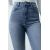 Zara Ультравысокие джинсы-леггинсы с эффектом скрадывания фигуры и контрастрасшивкой , Цвет: Синий, Размер: 44, изображение 3