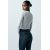 Zara Джинсы с высокой посадкой и сквозной посадкой со структурным эффектом , Цвет: Синий, Размер: 32, изображение 7