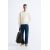 Zara Толстовка с круглым вырезом и ребристыми отделками, Цвет: Бежевый, Размер: S (US S)