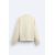 Zara Свитшот бокси-фит с круглым вырезом и длинными рукавами, Цвет: Бежевый, Размер: S (US S), изображение 9