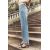 Zara Джинсы средней посадки с пятью карманами, Цвет: Синий, Размер: 32, изображение 3