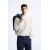 Zara Пуловер с рубчатыми манжетами и круглым вырезом, Цвет: Бежевый, Размер: S (US S), изображение 2