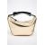 Zara Мини сумка-ведро с металлической ручкой, Цвет: Металлик, Размер: Только один размер, изображение 3