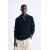 Zara Светр "purl knit quarter-zip" , Цвет: Синий, Размер: L (US L)