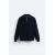 Zara Светр "purl knit quarter-zip" , Цвет: Синий, Размер: L (US L), изображение 7