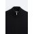 Zara   свитер с квартальной застежкой на молнию из пряденого хлопка с длинными рукавами, Цвет: Черный, Размер: S (US S), изображение 11