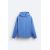 Zara Худи с застежкой на четверть из плотного хлопка с начесом внутри, Цвет: Синий, Размер: L (US L), изображение 8