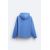 Zara Худи с застежкой на четверть из плотного хлопка с начесом внутри, Цвет: Синий, Размер: L (US L), изображение 9