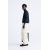 Zara Свитер с застежкой на четверть, изготовленный из компактного пряженого хлопка с длинными рукавами, Цвет: Синий, Размер: M (US M), изображение 4