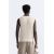 Zara Жилет из текстурированного вязаного материала , Цвет: Бежевый, Размер: M (US M), изображение 3