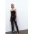 Zara Джинсы с низкой посадкой и пятью карманами, Цвет: Черный, Размер: 38