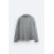 Zara Свитер с высоким воротником на молнии, длинными рукавами и ребристыми манжетами, Цвет: Серый, Размер: L (US L), изображение 8
