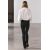 Zara Коллекция джинсов zw средней посадки с контурной буткатной штаниной , Цвет: Черный, Размер: 32, изображение 3
