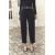 Zara Брюки чино с косым поясом, Цвет: Синий, Размер: 38, изображение 2