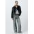 Zara Куртка-косуха в стиле кожи , Цвет: Черный, Размер: XS