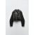 Zara Куртка-косуха в стиле кожи , Цвет: Черный, Размер: XS, изображение 6