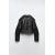 Zara Куртка-косуха в стиле кожи , Цвет: Черный, Размер: XS, изображение 7