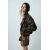 Zara Куртка-мото с эффектом кожи и укороченным кроем, Цвет: Серый, Размер: XS, изображение 4