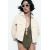 Zara Куртка из смесового льна с укороченным кроем , Цвет: Бежевый, Размер: XS, изображение 2