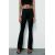 Zara Полиамидные широкие брюки , Цвет: Черный, Размер: S, изображение 2