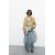 Zara Короткое пальто в стиле тренч с отложным воротником и длинными рукавами с регулируемыми пуговицами на манжетах, Цвет: Коричневый, Размер: L
