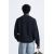 Zara Свитер с мерсеризованным отделкой , Цвет: Синий, Размер: M (US M), изображение 3