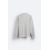 Zara Текстурированный хлопковый свитер , Цвет: Серый, Размер: L (US L), изображение 8
