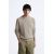 Zara Текстурированный хлопковый свитер , Цвет: Коричневый, Размер: S (US S), изображение 2