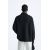 Zara Кардиган с молнией, высоким воротником, длинными рукавами, ребристыми краями и асимметричной застежкой на молнию, Цвет: Серый, Размер: M (US M), изображение 3