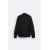 Zara Кардиган с молнией, высоким воротником, длинными рукавами, ребристыми краями и асимметричной застежкой на молнию, Цвет: Серый, Размер: M (US M), изображение 8