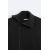 Zara Кардиган с молнией, высоким воротником, длинными рукавами, ребристыми краями и асимметричной застежкой на молнию, Цвет: Серый, Размер: M (US M), изображение 9