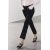 Zara   zw collection bootcut cropped high-waist jeans , Цвет: Черный, Размер: 32, изображение 4