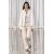 Zara Рубашка с воротником из коллекции zw collection с вышивкой, Цвет: Бежевый, Размер: M