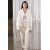 Zara Рубашка с воротником из коллекции zw collection с вышивкой, Цвет: Бежевый, Размер: M, изображение 3