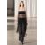Zara  джинсы с высокой талией и петлями для ремня из коллекции zw, Цвет: Черный, Размер: 32