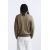 Zara Кардиган из смеси хлопка и шерсти с v-образным вырезом, Цвет: Бежевый, Размер: S (US S), изображение 3