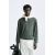 Zara Свитер из хлопка и шелка , Цвет: Зеленый, Размер: M (US M), изображение 2