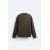 Zara Вязаный свитер из хлопка и шелка , Цвет: Коричневый, Размер: L (US L), изображение 7