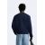 Zara Свитер из хлопка и шелка , Цвет: Синий, Размер: M (US M), изображение 3