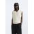 Zara Жилет вязаный из хлопковой шерсти , Цвет: Бежевый, Размер: S (US S), изображение 2
